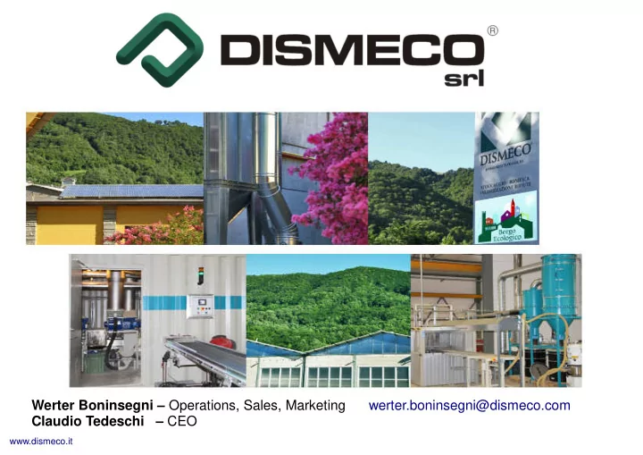 werter boninsegni operations sales marketing werter