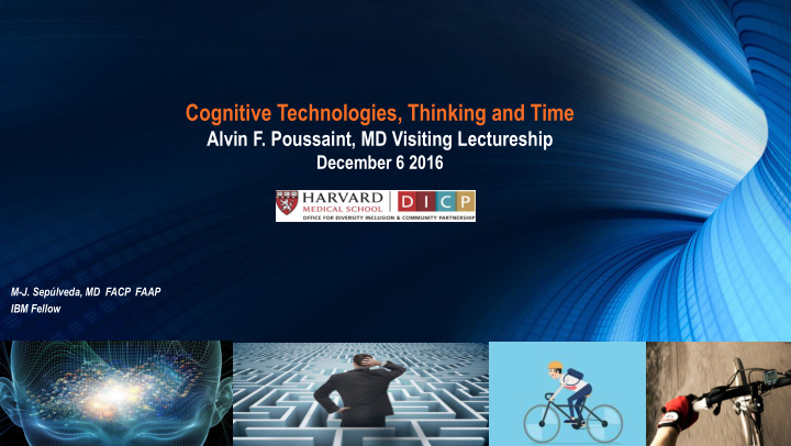 cognitive technologies thinking and time alvin f