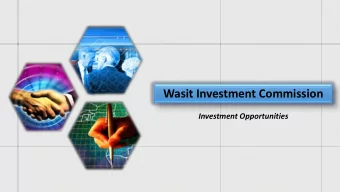 Wasit Investment Commission  Investment Opportunities  Refinery  ry Building  Project Description