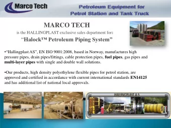 MARCO TECH  Worldwide Partners &amp; Customers representation (green)  The safest long lasting