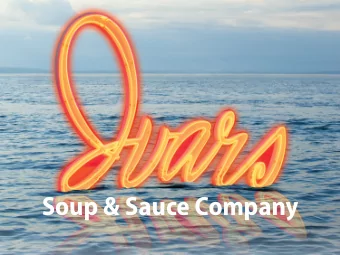 Soup &amp; Sauce Company  Ivar Haglund, Our Flounder  In 1905, Ivar is  born in Seattle  Voted as