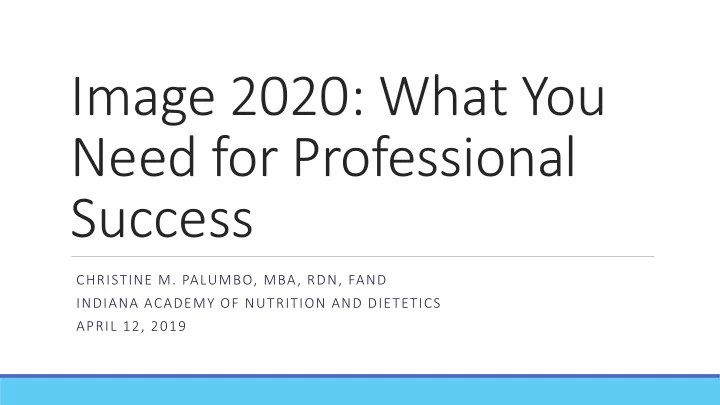 image 2020 what you need for professional