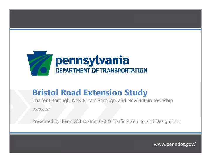 bristol road extension study