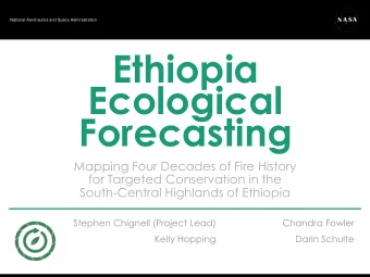Ecological  Forecasting  Mapping Four Decades of Fire History  for Targeted Conservation in the