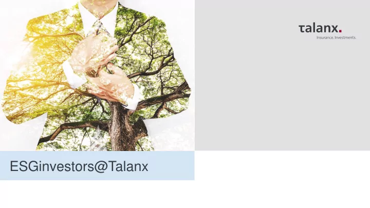 esginvestors talanx