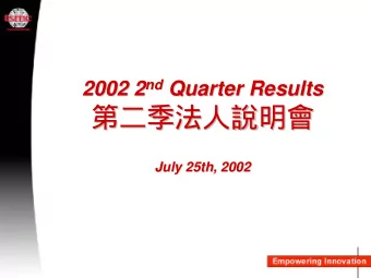 July 25th, 2002  July 25th, 2002  Agenda