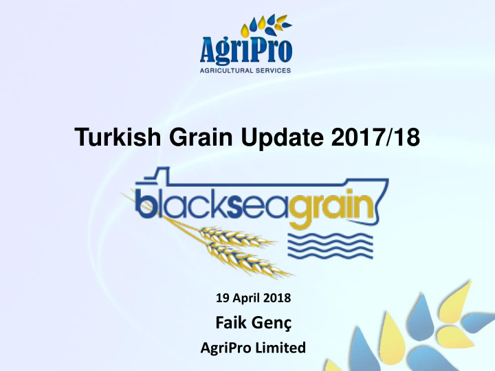 turkish grain update 2017 18