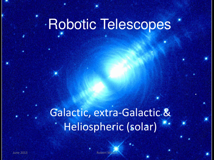 robotic telescopes