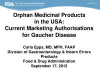 orphan medicinal products in the usa current marketing