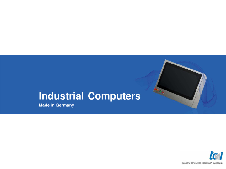 industrial computers