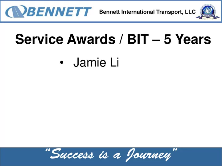 success is a journey