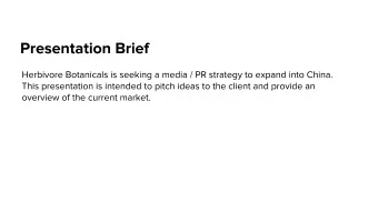 Ingredients  Prevention  Pollution  Must be natural or organic.  Active ingredients to reduce