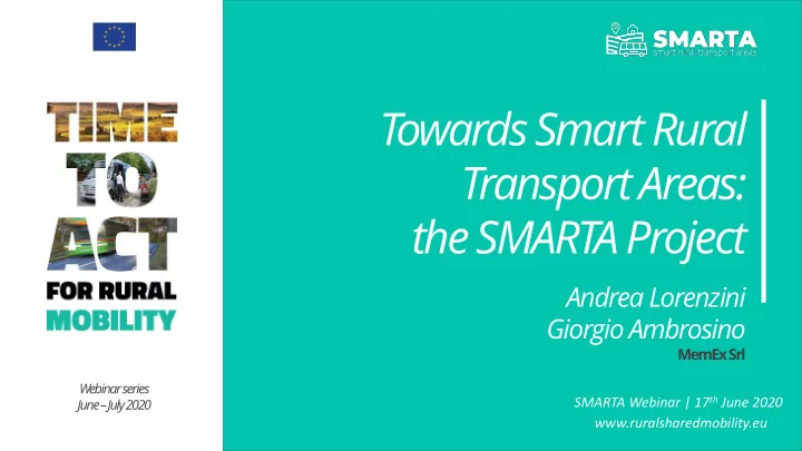 towards smart rural