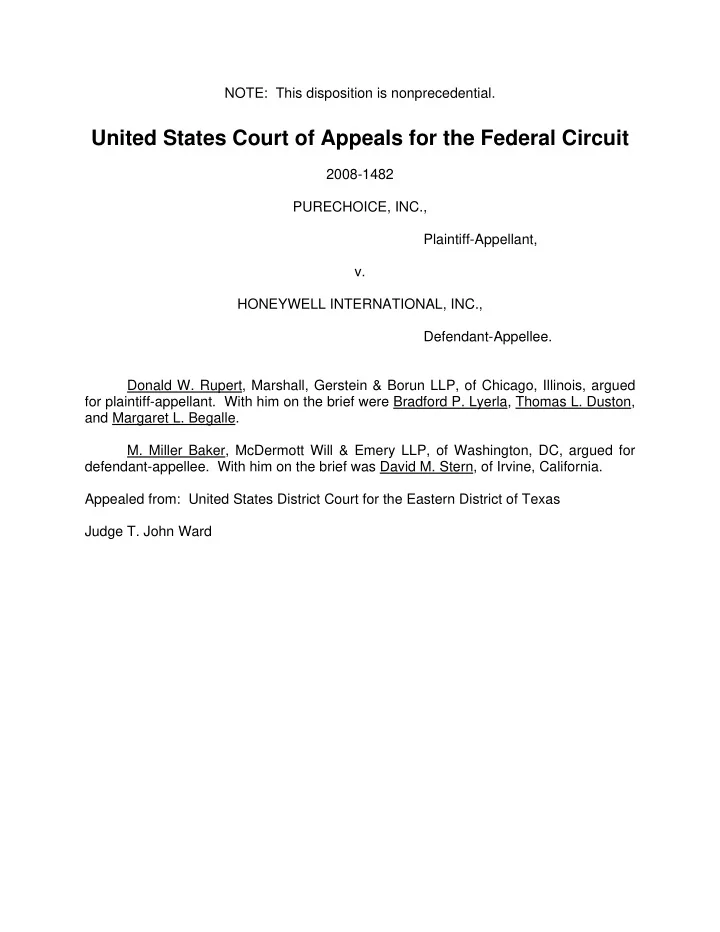 united states court of appeals for the federal circuit