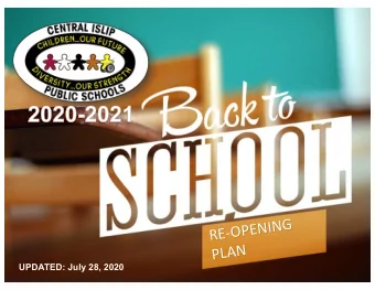 G  N  I  N  E  P  O  -  E  R  N  A  L  P  UPDATED: July 28, 2020  Re-Opening Committee    Sharon