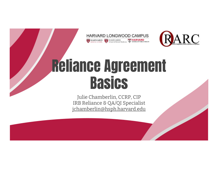 reliance agreement basics