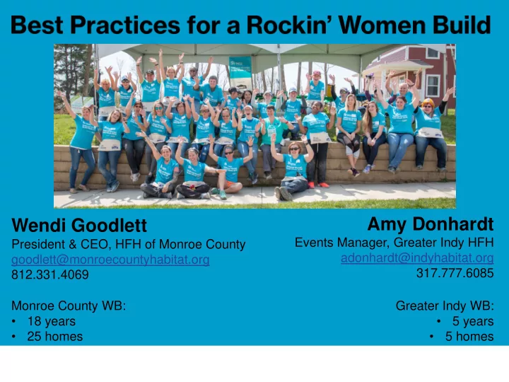 amy donhardt wendi goodlett