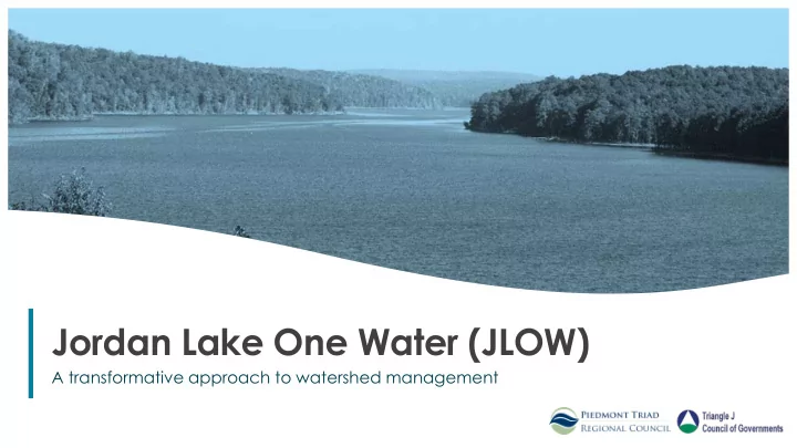 jordan lake one water jlow