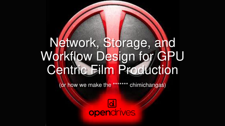 workflow design for gpu