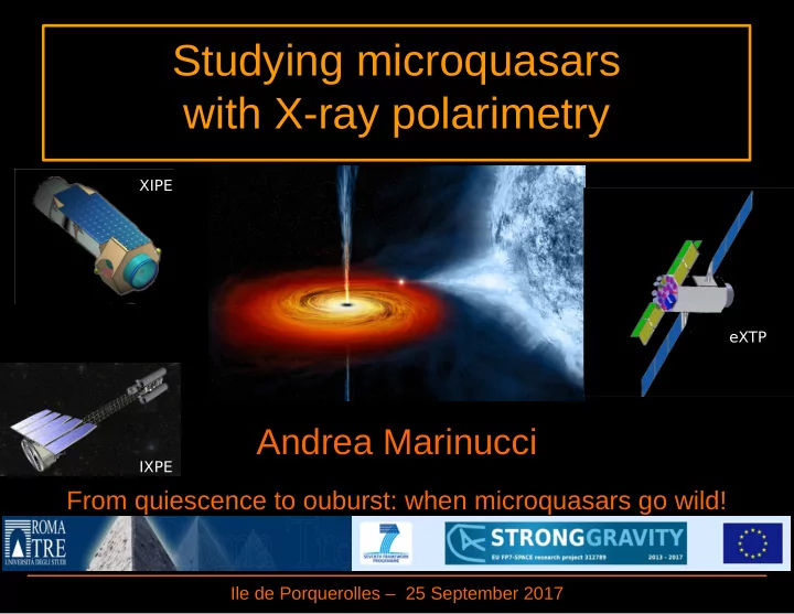 studying microquasars with x ray polarimetry
