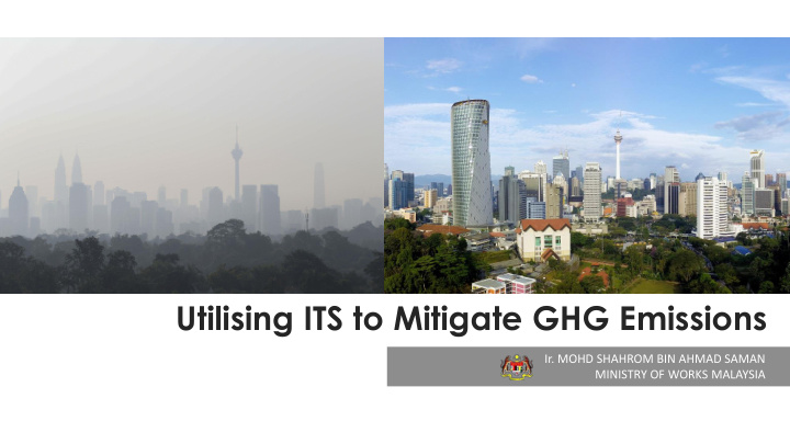 utilising its to mitigate ghg emissions