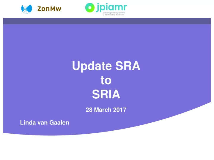update sra