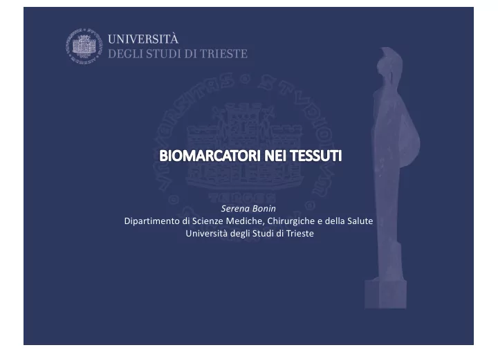 serena bonin dipartimento di scienze mediche chirurgiche