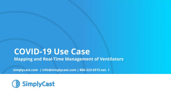 covid 19 use case