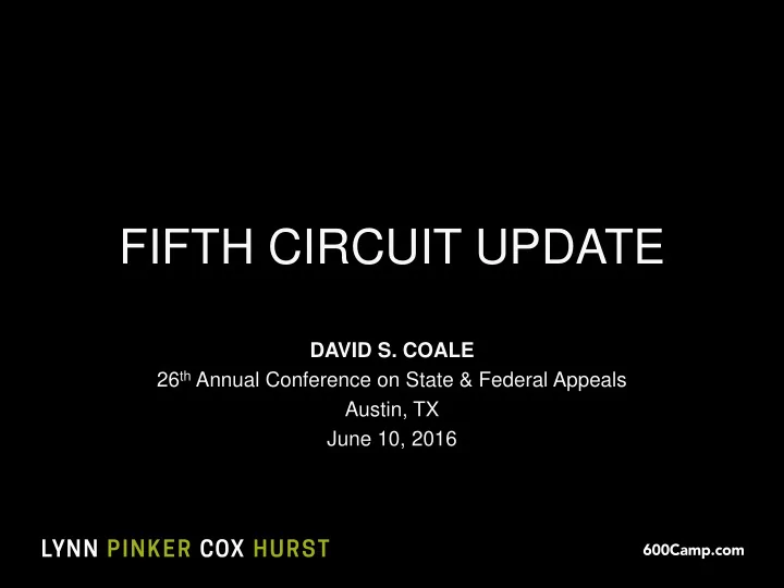fifth circuit update