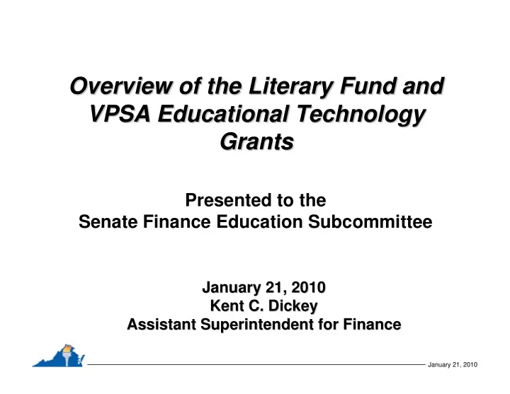 overview of the literary fund and overview of the