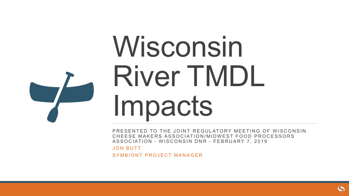 wisconsin river tmdl impacts