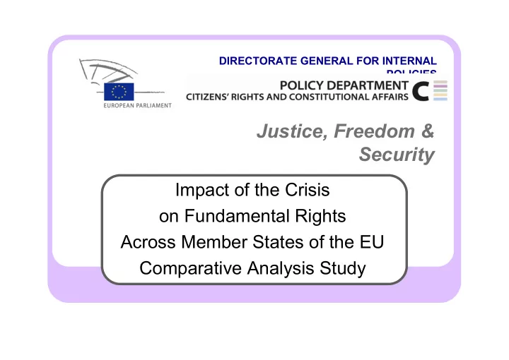 justice freedom security