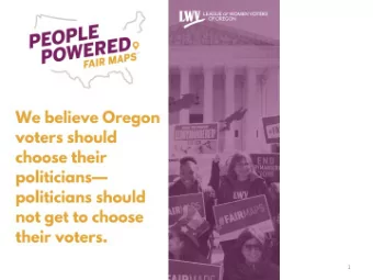 1 The People Not Politicians Campaign is  proposing a series of statewide ballot initiatives for