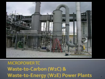 MICROPOWER TC  !&quot;  Enormous  Waste  and    Enormous  Energy