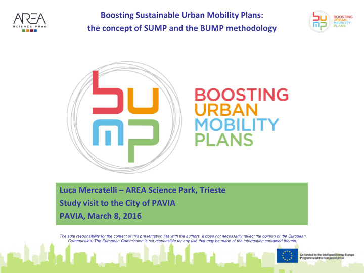 boosting sustainable urban mobility plans the concept of
