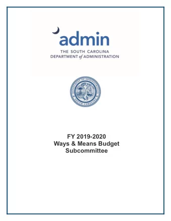 FY 2019 - 2020  Ways &amp; Means Budget Subcommittee  Staff Members Attending:  Name  Title  Email