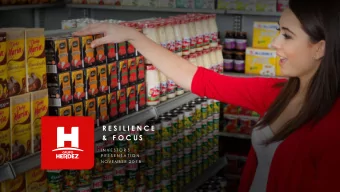 R E S I L I E N C E  &amp; F O C U S  I N V E S T O R S  P R E S E N T A T I O N  N O V E M B E R