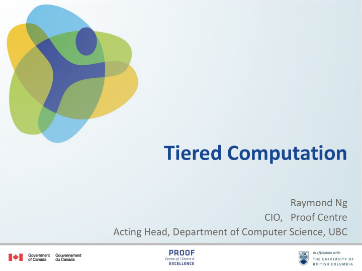 tiered computation