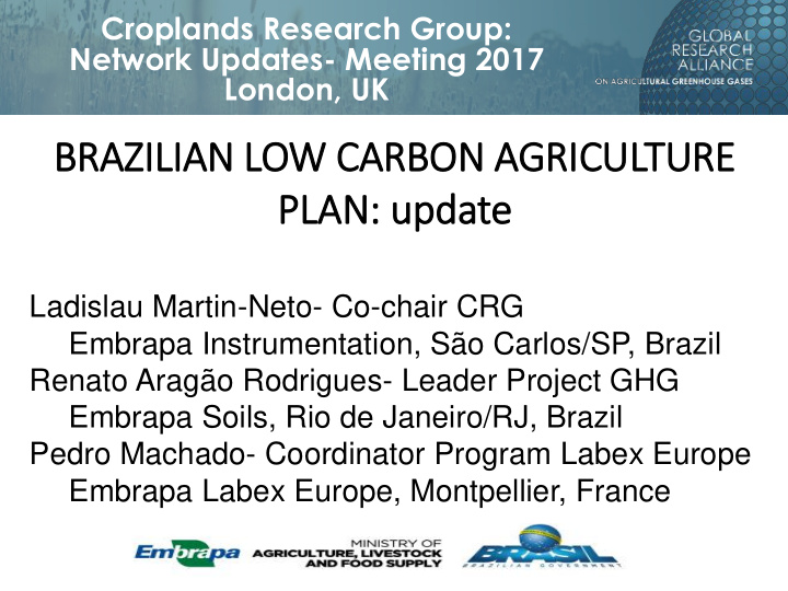 brazil ilian low carbon agric iculture