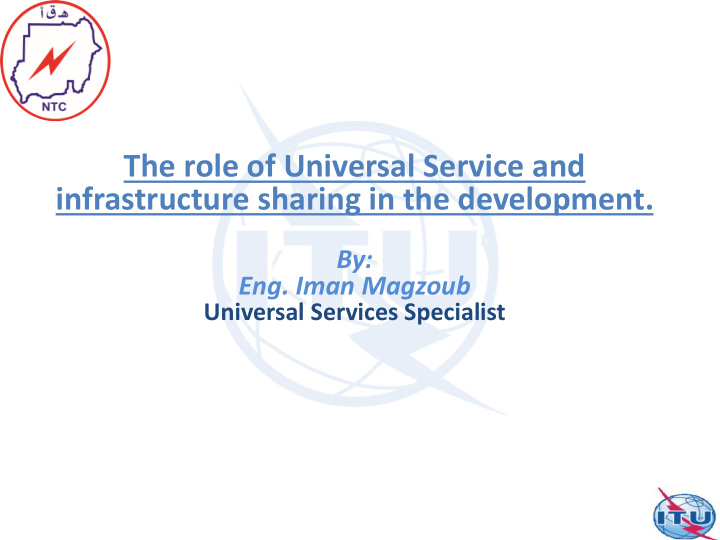 the role of universal service and