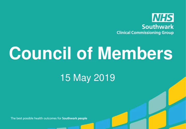 council of members