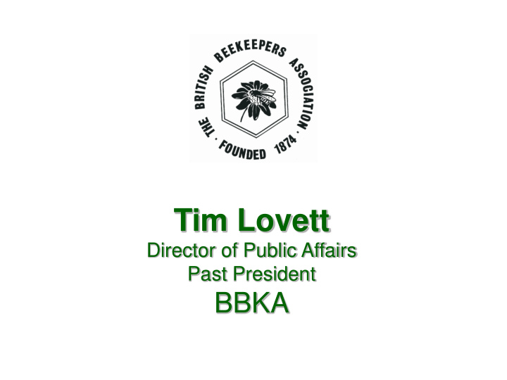 tim lovett