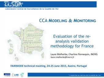 Context: analysed maps    Maps combining modelling and monitoring data are produced every day by