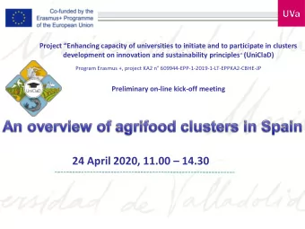 24 April 2020, 11.00  14.30 Project  Enhancing capacity of universities to initiate and to