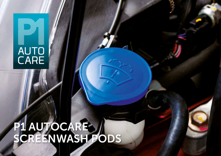 p1 autocare screenwash pods