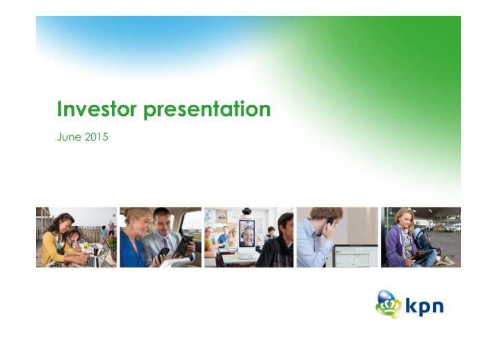 investor presentation