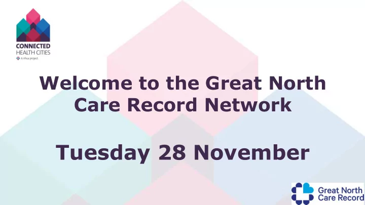 tuesday 28 november welcome