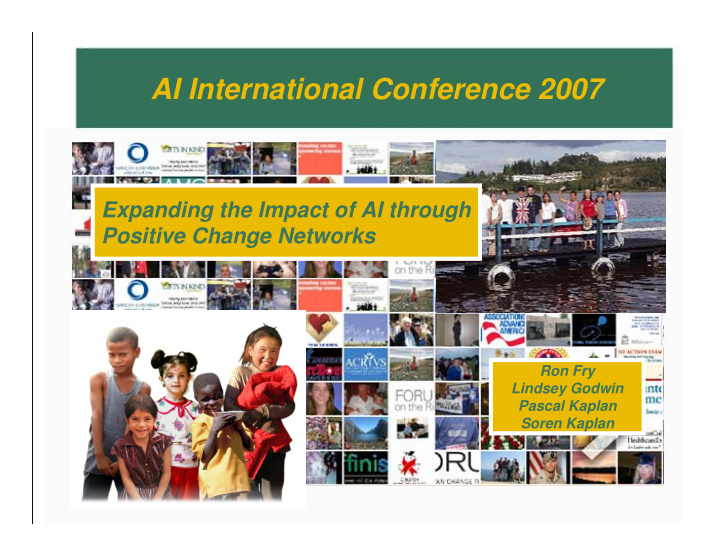 ai international conference 2007