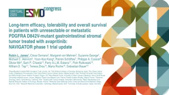 Long-term efficacy, tolerability and overall survival  in patients with unresectable or metastatic
