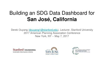 San Jos, California  Derek Ouyang (douyang1@stanford.edu), Lecturer, Stanford University  2017